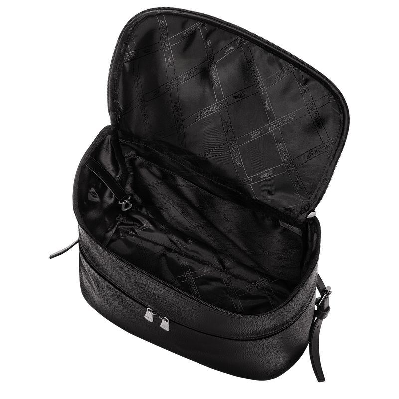 Men Longchamp Le Foulonné Backpack Black | Ireland-298AECSLR