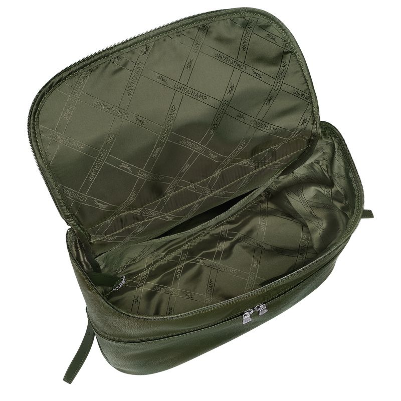 Men Longchamp Le Foulonné Backpack Khaki | Ireland-691CKSRZA