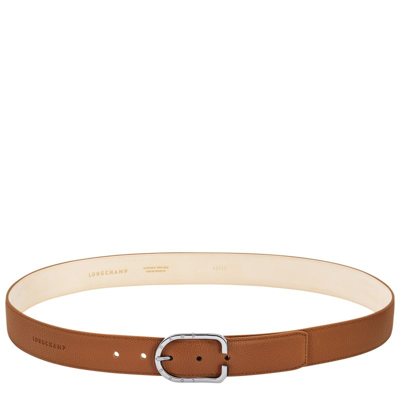 Men Longchamp Le Foulonné Belt Brown | Ireland-294NSAYHP