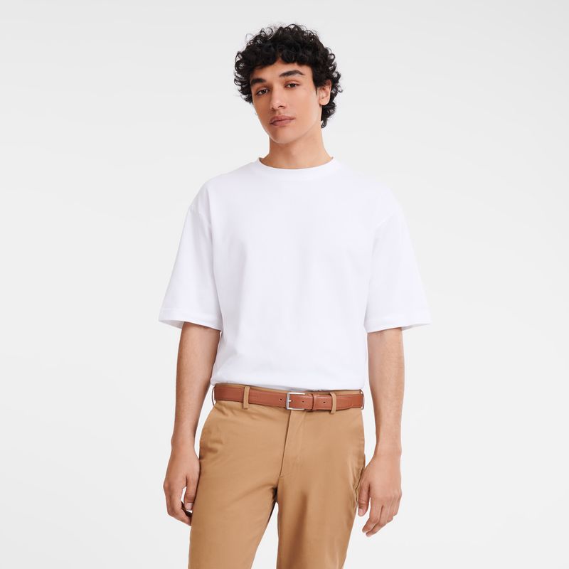 Men Longchamp Le Foulonné Belt Brown | Ireland-082VFIJTB