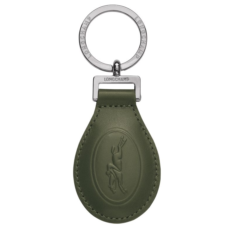 Men Longchamp Le Foulonné Key Rings Khaki | Ireland-764HSMFBP