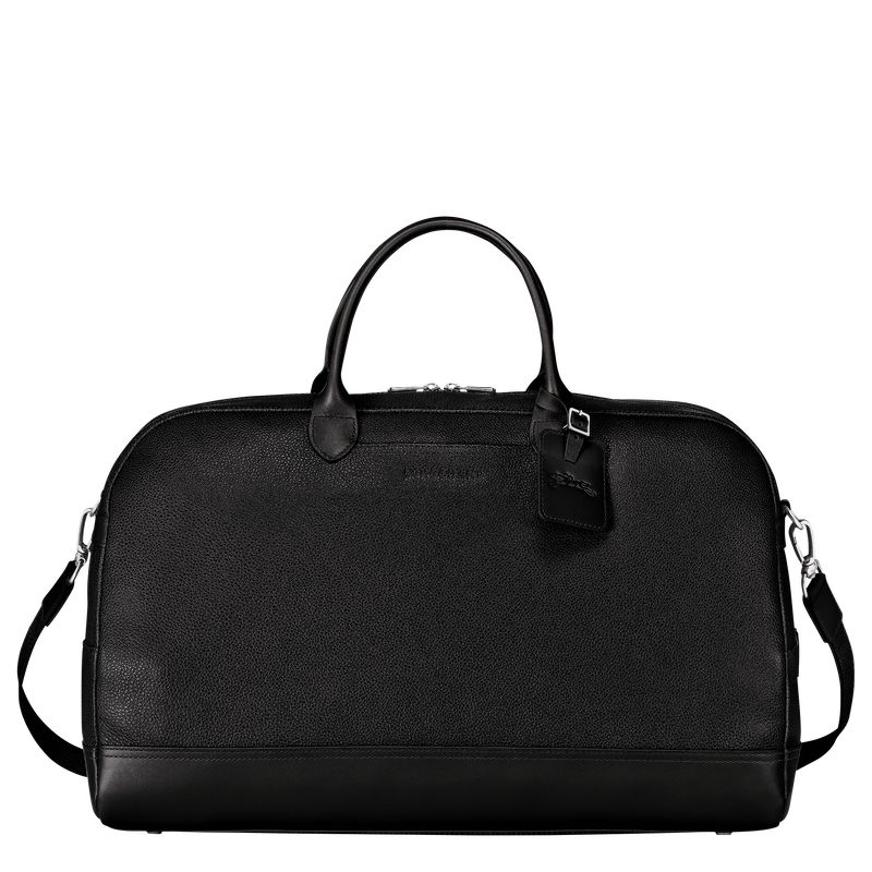 Men Longchamp Le Foulonné L Travel Bag Black | Ireland-231RGTYFW