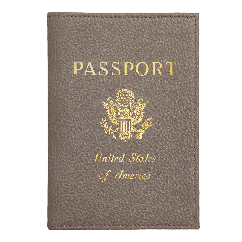 Men Longchamp Le Foulonné Passport Holder Beige | Ireland-913SHQVZJ
