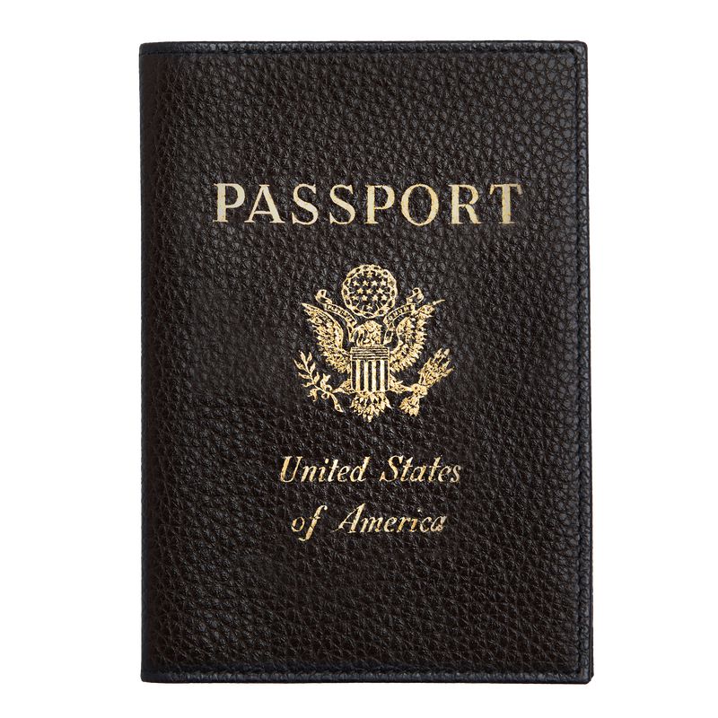 Men Longchamp Le Foulonné Passport Holder Black | Ireland-134AWJECR