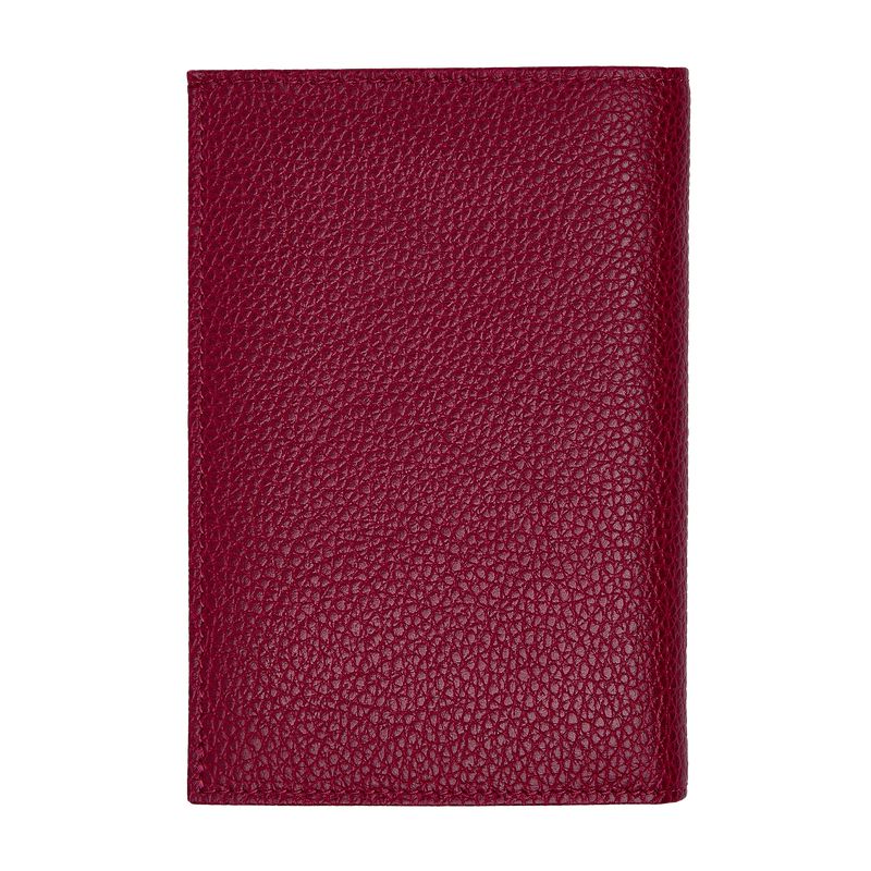 Men Longchamp Le Foulonné Passport Holder Fuchsia | Ireland-879XNYBAI