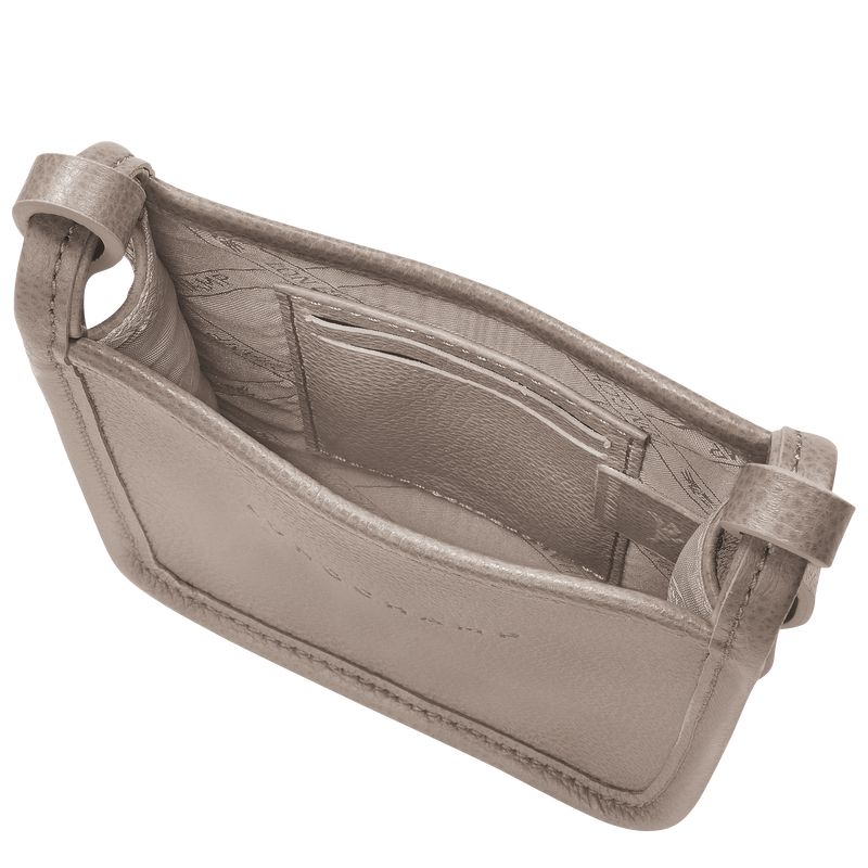 Men Longchamp Le Foulonné Phone Case Beige | Ireland-690FNPBQZ