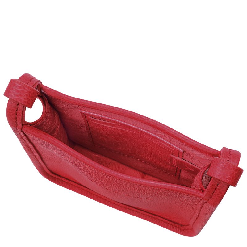 Men Longchamp Le Foulonné Phone Case Red | Ireland-297QLJCPX