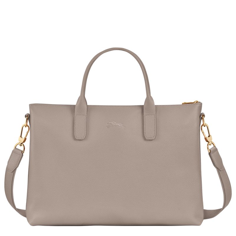 Men Longchamp Le Foulonné S Briefcase Beige | Ireland-701PDOLXQ