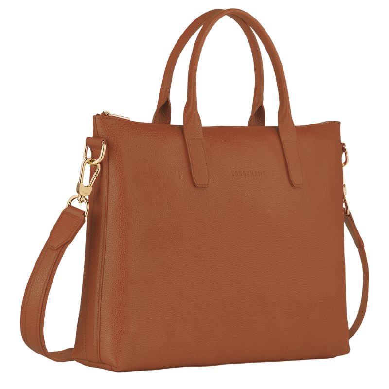 Men Longchamp Le Foulonné S Briefcase Brown | Ireland-036RUDKTP