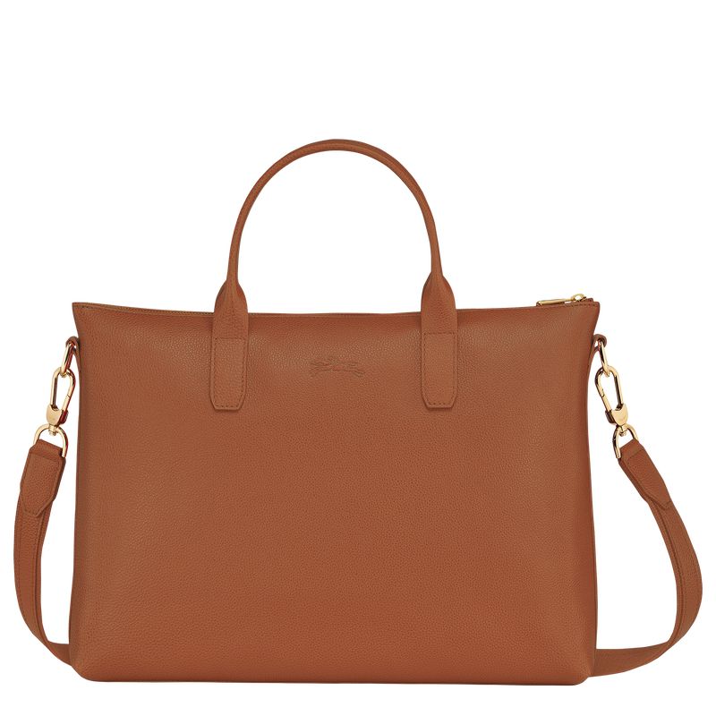 Men Longchamp Le Foulonné S Briefcase Brown | Ireland-036RUDKTP
