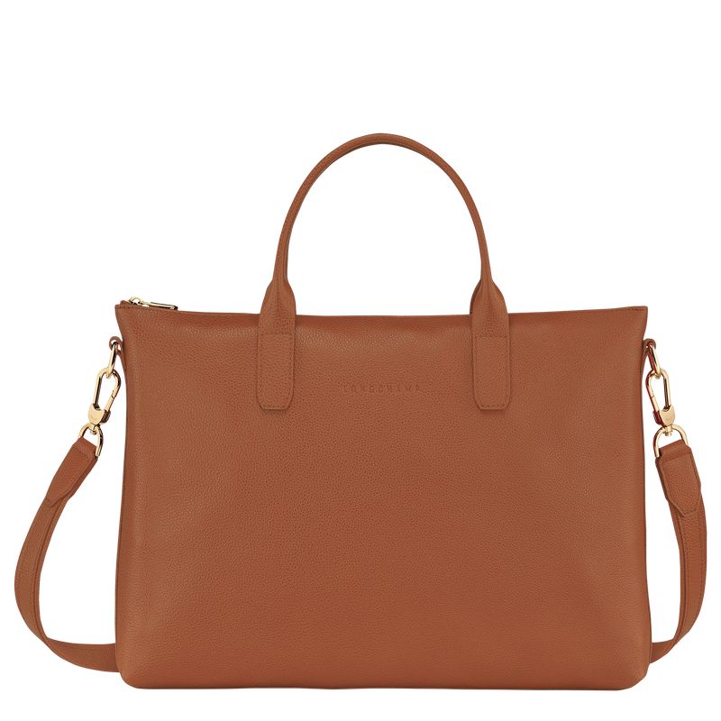Men Longchamp Le Foulonné S Briefcase Brown | Ireland-036RUDKTP