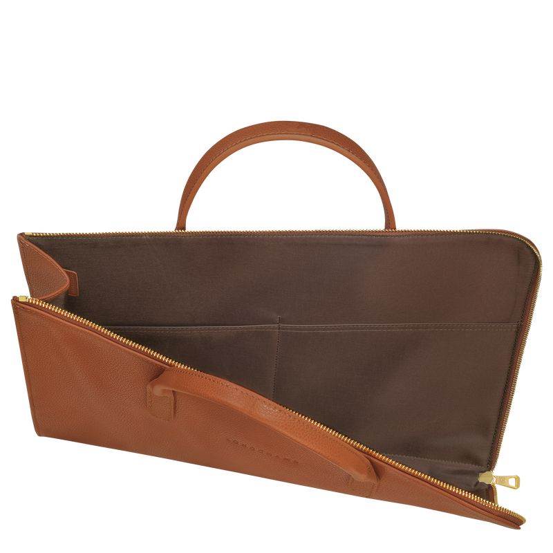 Men Longchamp Le Foulonné S Briefcase Brown | Ireland-503BRJPZW