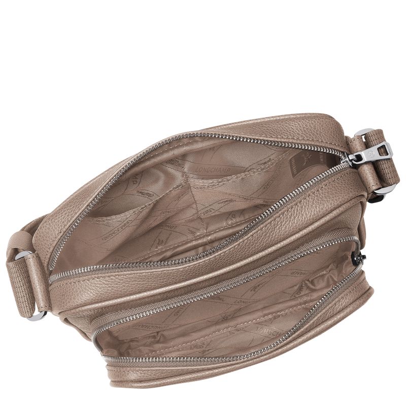 Men Longchamp Le Foulonné S Camera Crossbody Bag Beige | Ireland-906ITEBYJ