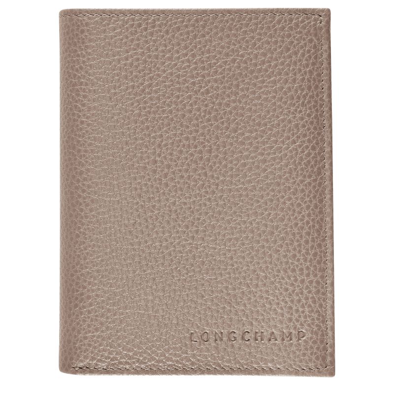 Men Longchamp Le Foulonné Wallet Beige | Ireland-924KLBPHV