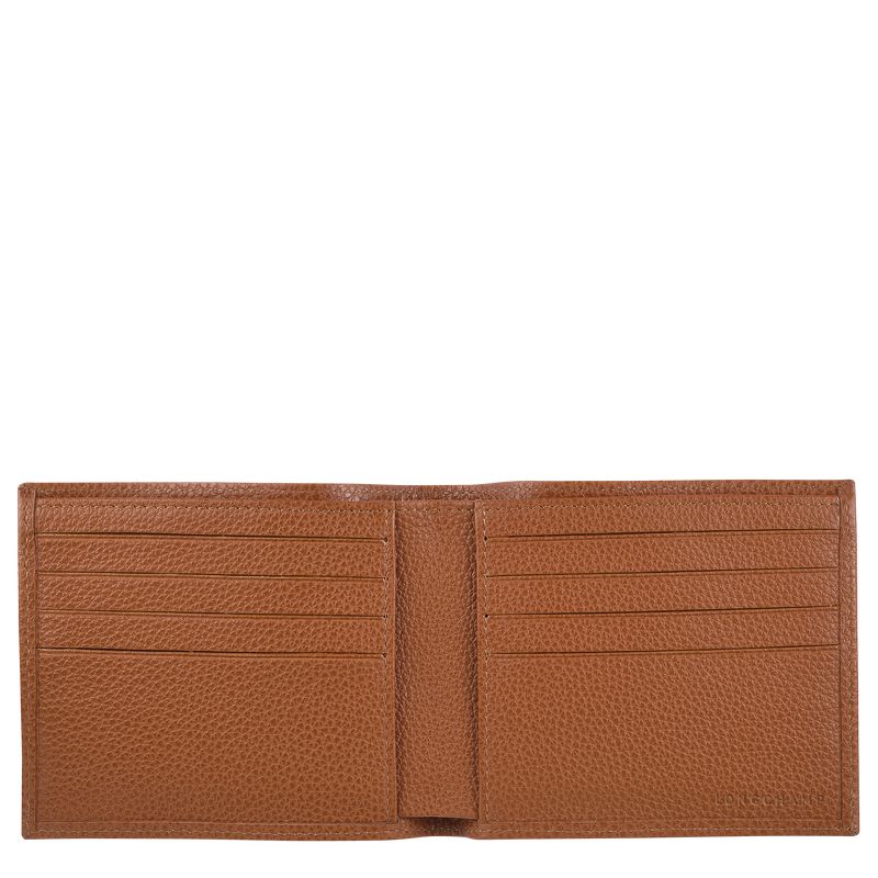 Men Longchamp Le Foulonné Wallet Brown | Ireland-925KJTOBG