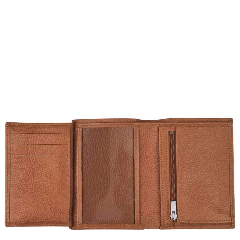Men Longchamp Le Foulonné Wallet Brown | Ireland-743EVZQTC