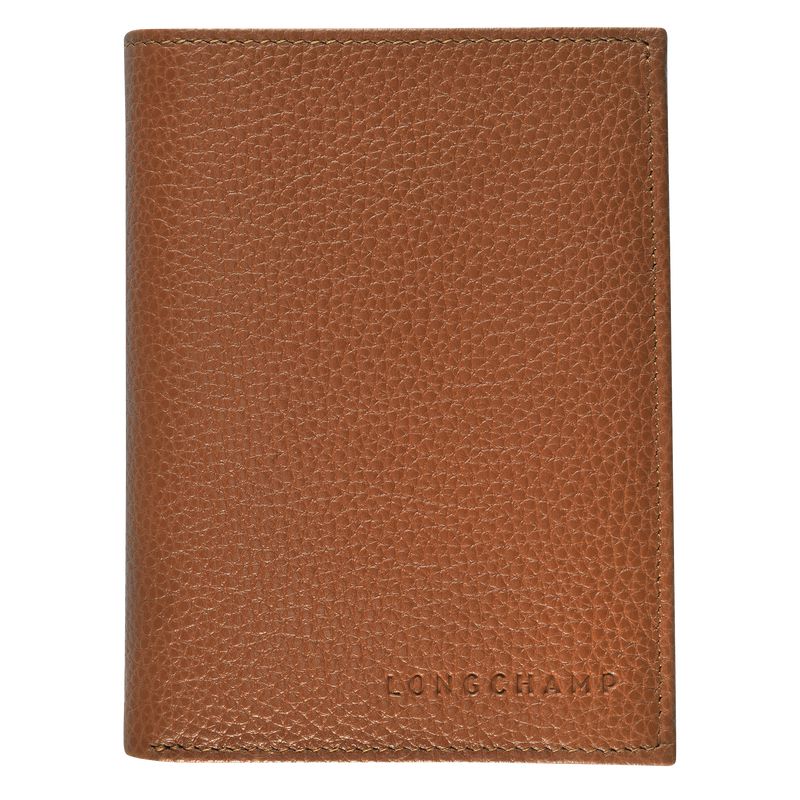 Men Longchamp Le Foulonné Wallet Brown | Ireland-743EVZQTC