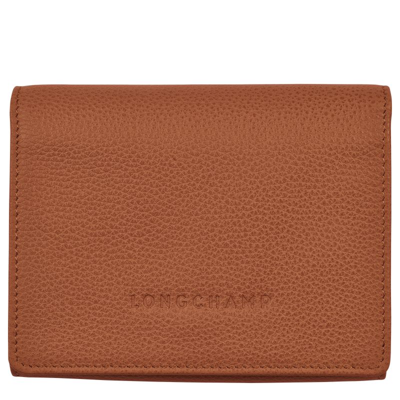 Men Longchamp Le Foulonné Wallet Brown | Ireland-417JXZCTH