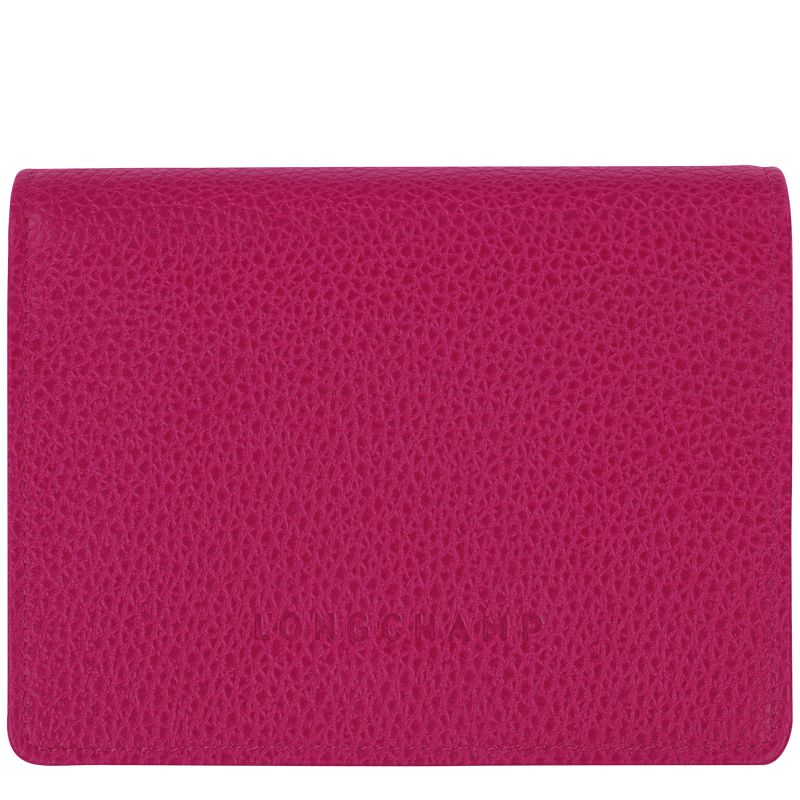 Men Longchamp Le Foulonné Wallet Fuchsia | Ireland-794JUHBGC
