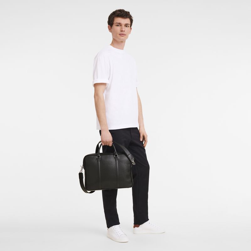 Men Longchamp Le Foulonné Xs Briefcase Brown | Ireland-201BGFRHN