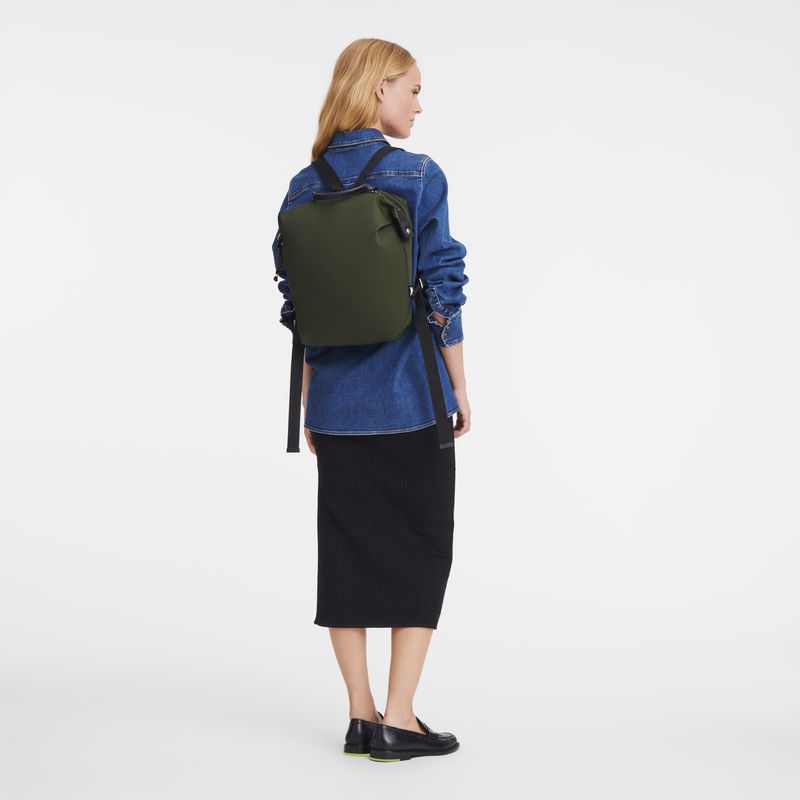 Men Longchamp Le Pliage Energy L Backpack Khaki | Ireland-319ZHSECG