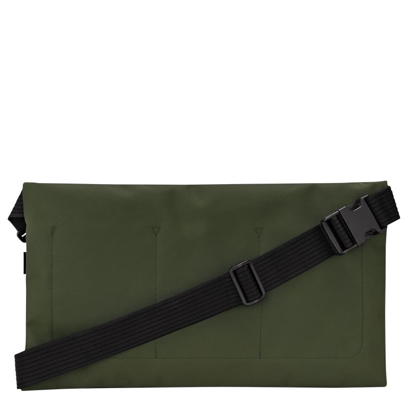 Men Longchamp Le Pliage Energy L Crossbody Bag Khaki | Ireland-367SAJRCY