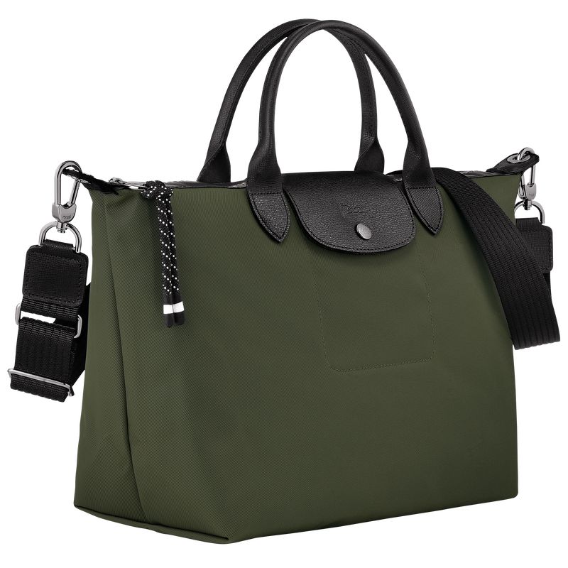 Men Longchamp Le Pliage Energy L Handbag Khaki | Ireland-796ICGMVP