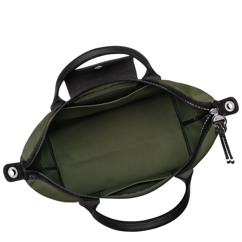 Men Longchamp Le Pliage Energy L Handbag Khaki | Ireland-796ICGMVP