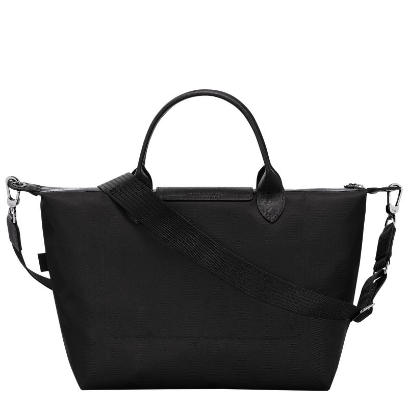 Men Longchamp Le Pliage Energy L Handbag Black | Ireland-569WAFCVP