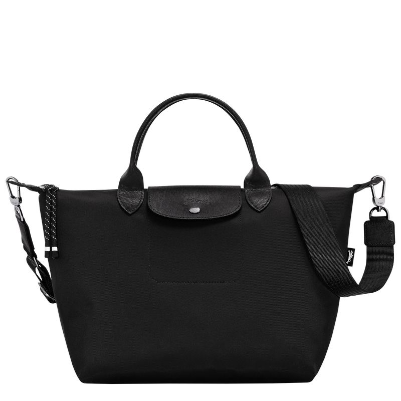 Men Longchamp Le Pliage Energy L Handbag Black | Ireland-569WAFCVP