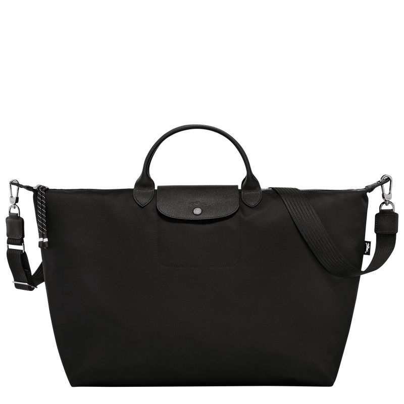 Men Longchamp Le Pliage Energy L Travel Bag Black | Ireland-596FQHXDI