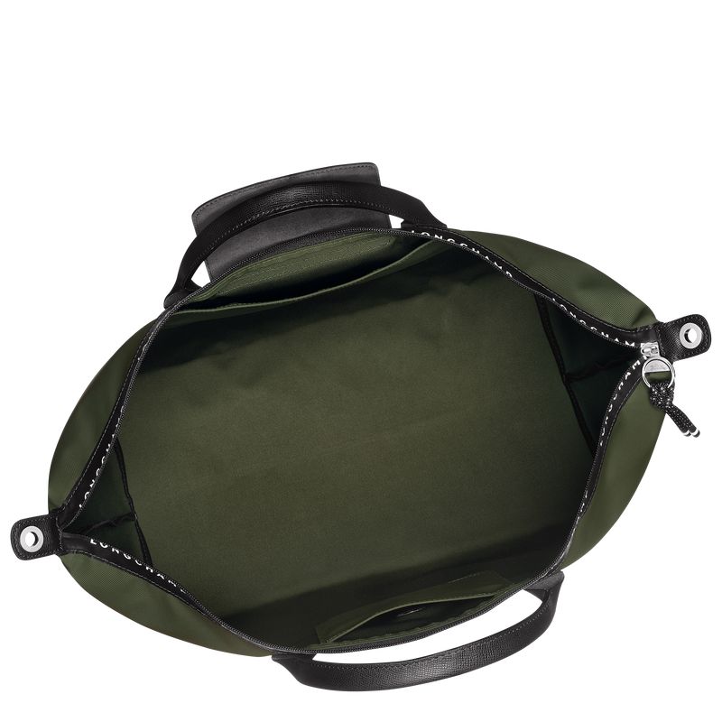 Men Longchamp Le Pliage Energy L Travel Bag Khaki | Ireland-895VNCGHU
