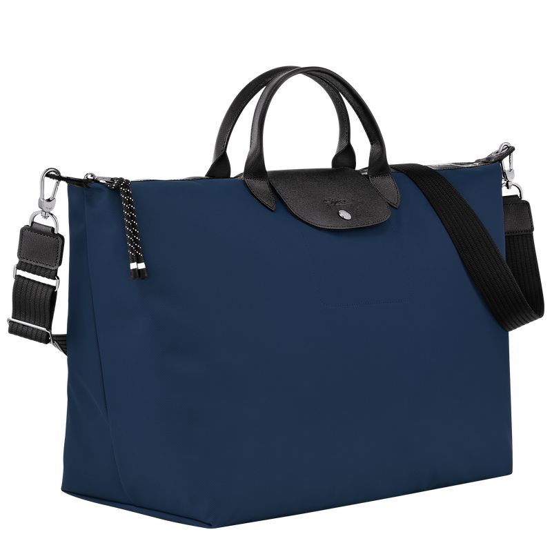 Men Longchamp Le Pliage Energy L Travel Bag Navy | Ireland-084XQEWUF