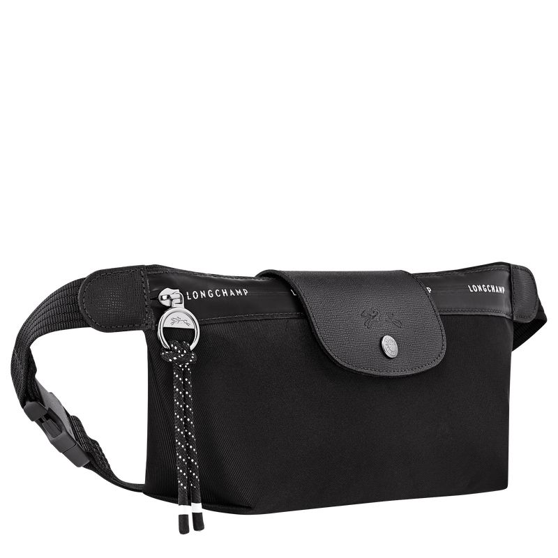 Men Longchamp Le Pliage Energy M Belt Bag Black | Ireland-921OQPMBS