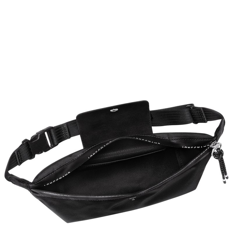 Men Longchamp Le Pliage Energy M Belt Bag Black | Ireland-921OQPMBS
