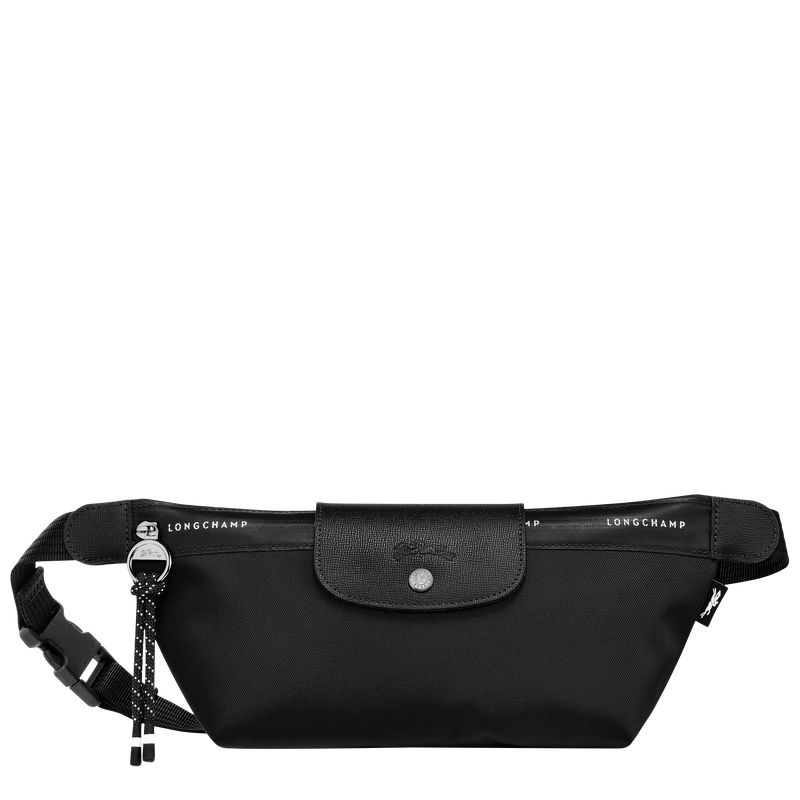 Men Longchamp Le Pliage Energy M Belt Bag Black | Ireland-921OQPMBS