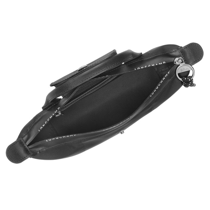 Men Longchamp Le Pliage Energy Pouch Black | Ireland-583GKOUQX