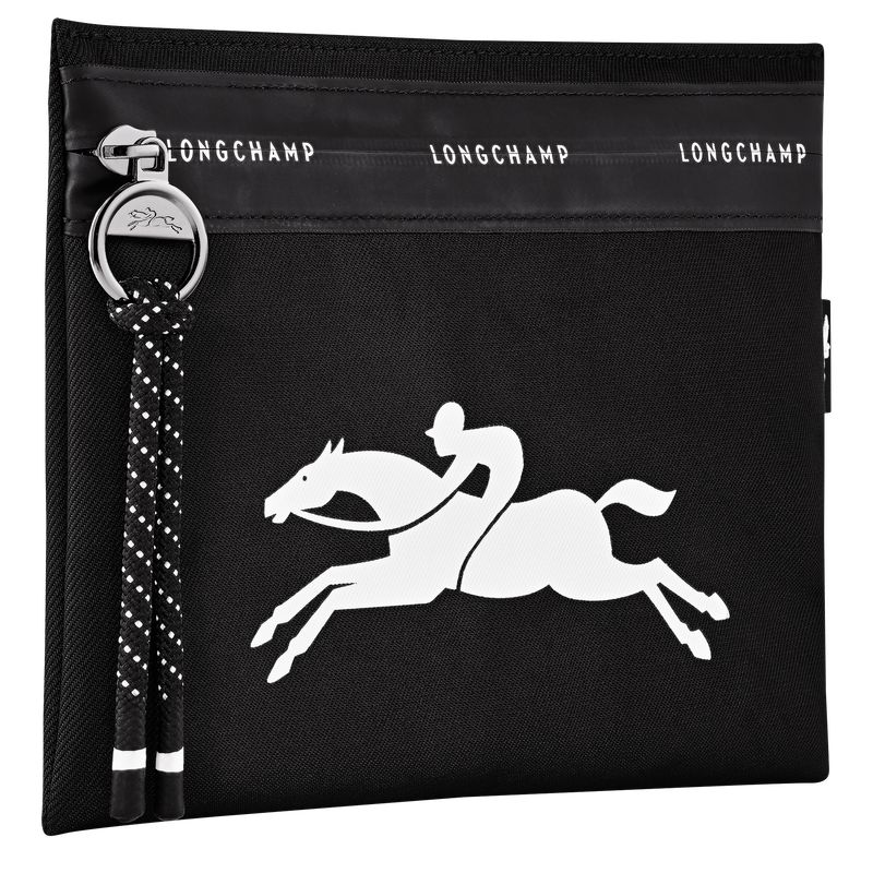 Men Longchamp Le Pliage Energy Pouch Black | Ireland-650HPJMXB