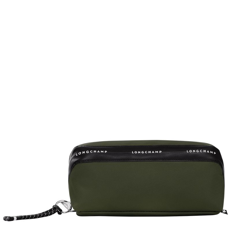 Men Longchamp Le Pliage Energy Pouch Khaki | Ireland-621PGAENZ