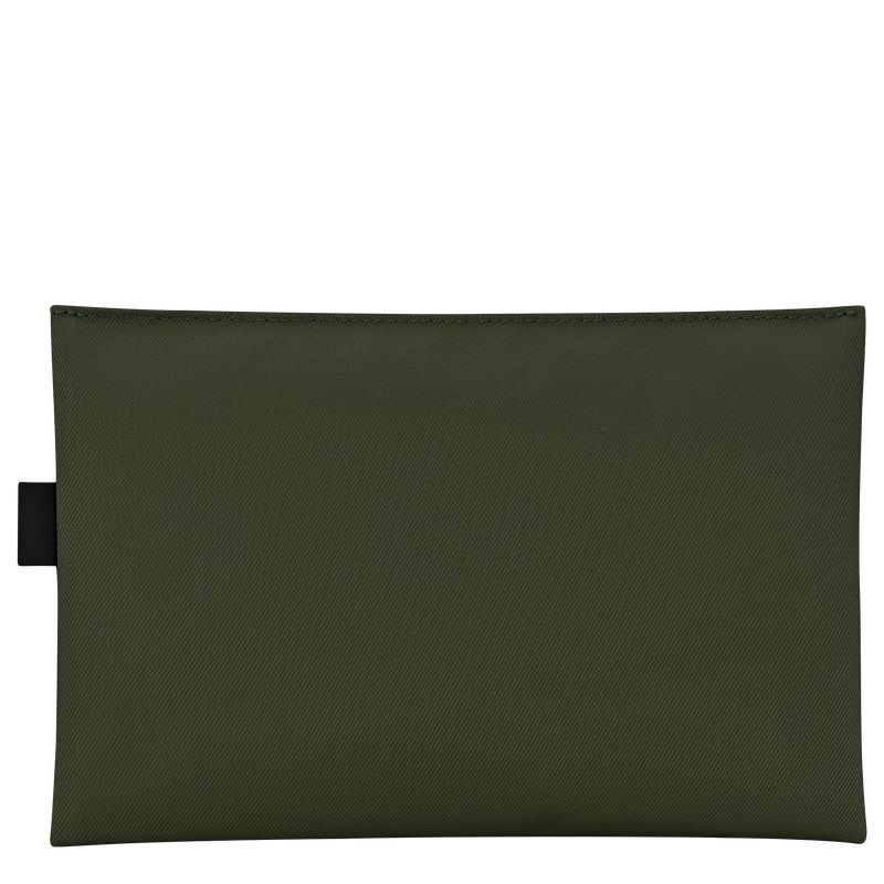 Men Longchamp Le Pliage Energy Pouch Khaki | Ireland-529LPISHW
