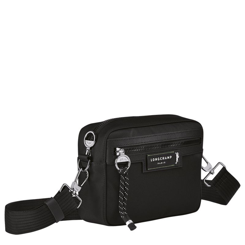Men Longchamp Le Pliage Energy S Camera Crossbody Bag Black | Ireland-695KXIPNB