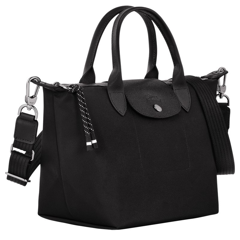 Men Longchamp Le Pliage Energy S Handbag Black | Ireland-187EWSKML