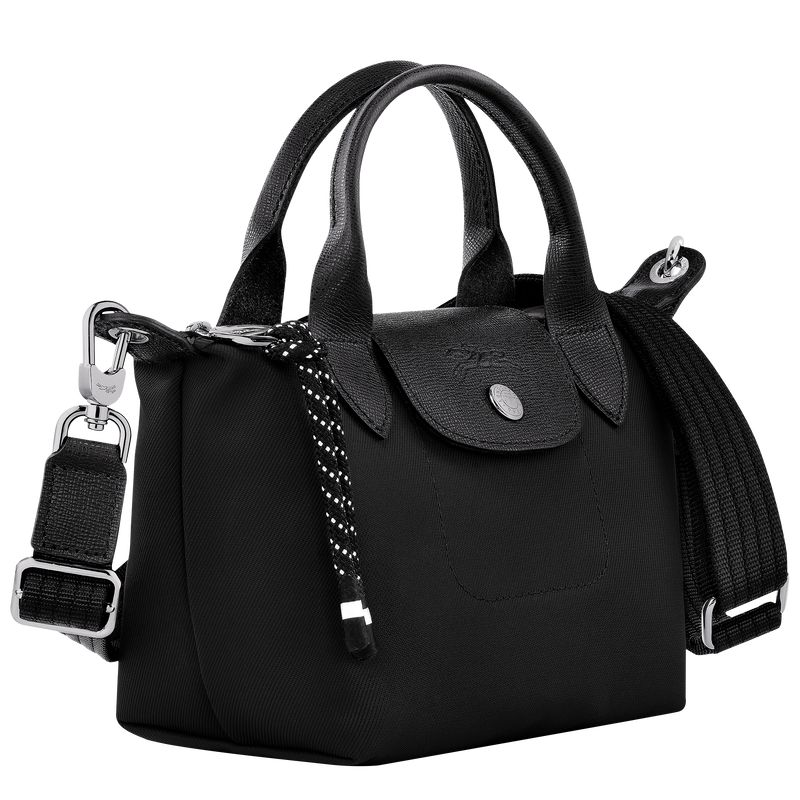 Men Longchamp Le Pliage Energy Xs Handbag Black | Ireland-523MYKETA