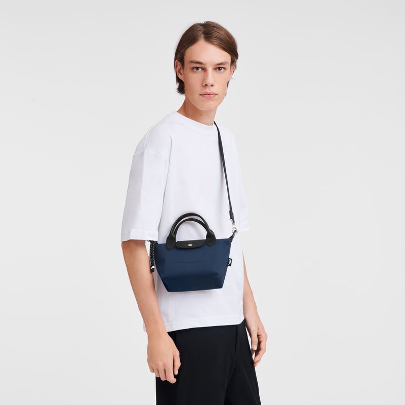 Men Longchamp Le Pliage Energy Xs Handbag Navy | Ireland-245SADNBW