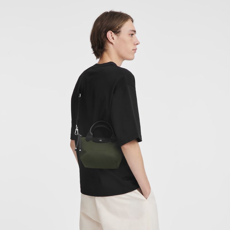 Men Longchamp Le Pliage Energy Xs Handbag Khaki | Ireland-587NVQCOY