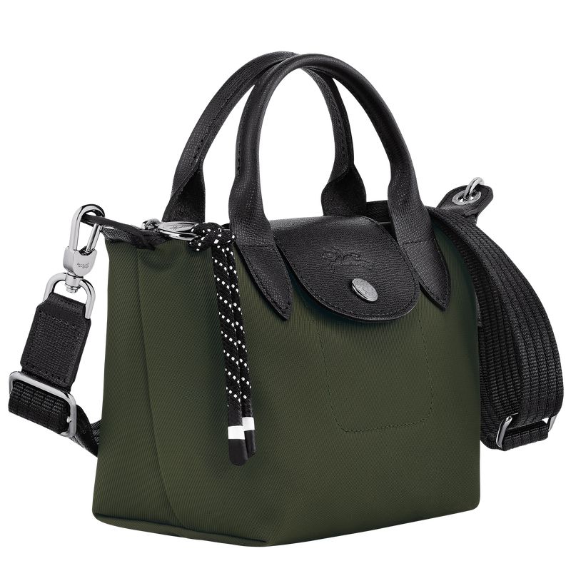 Men Longchamp Le Pliage Energy Xs Handbag Khaki | Ireland-587NVQCOY