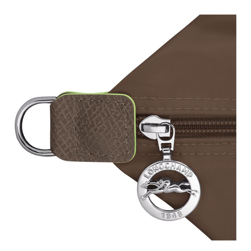 Men Longchamp Le Pliage Green Expandable Travel Bag Dark Brown | Ireland-063JSRLEH