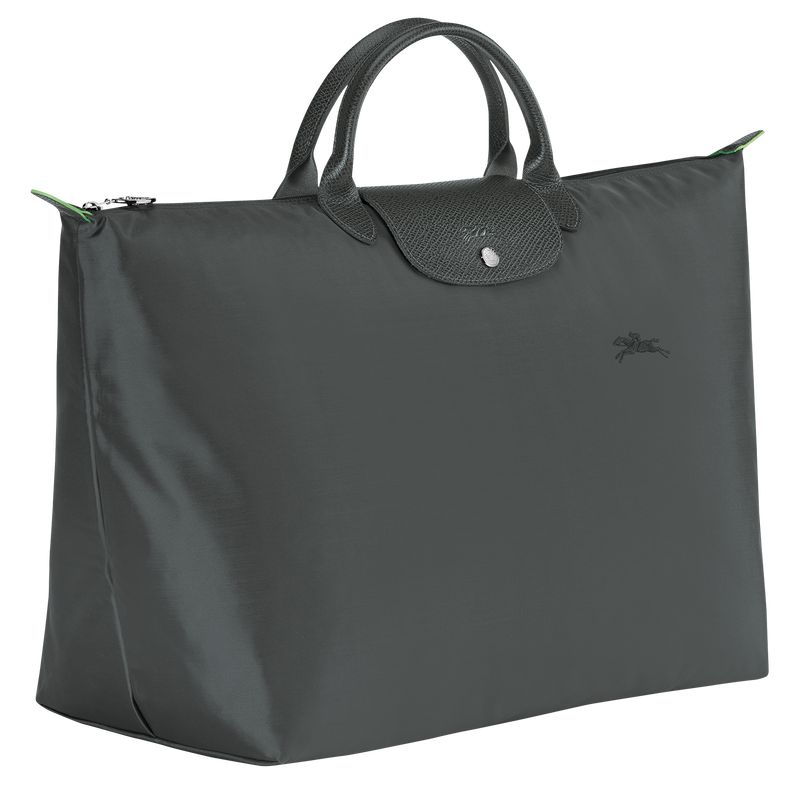 Men Longchamp Le Pliage Green L Travel Bag Dark Grey | Ireland-365NHCDJY