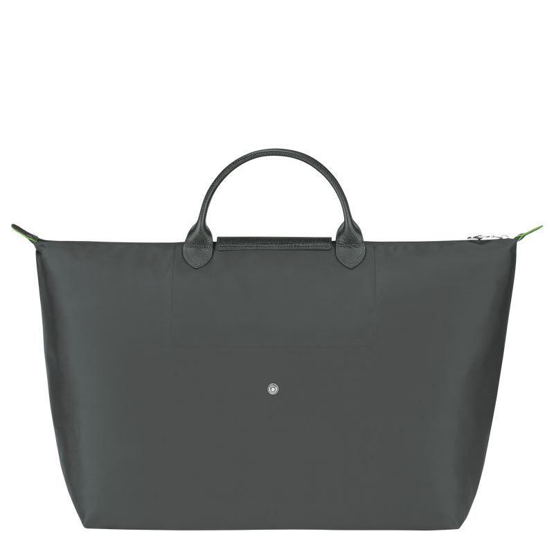 Men Longchamp Le Pliage Green L Travel Bag Dark Grey | Ireland-365NHCDJY