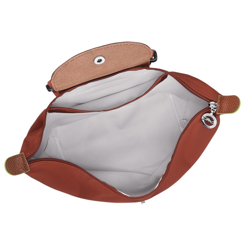 Men Longchamp Le Pliage Green M Backpack Brown | Ireland-308DGTKVN